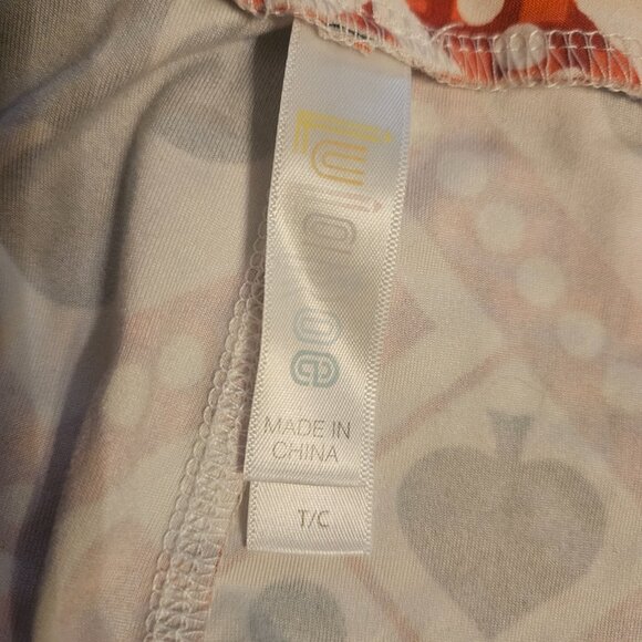 LuLaRoe TC Leggings - Playing Card pattern - Picture 2 of 3